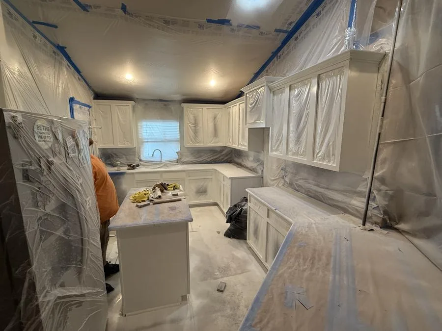 Kitchen Cabinet Repaint — after (Renovation & Rehab) — Exodus Home Solutions, Polk County FL