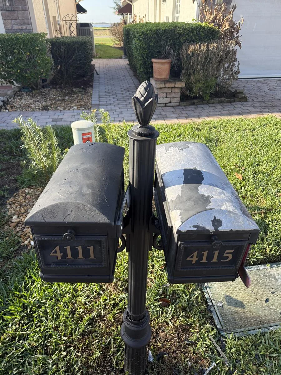 Mailbox Restoration — before (Pre-Listing Curb Appeal) — Exodus Home Solutions, Polk County FL